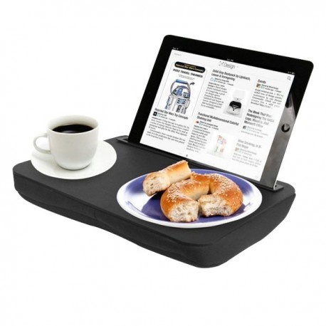 Plateau avec coussin pour tablette